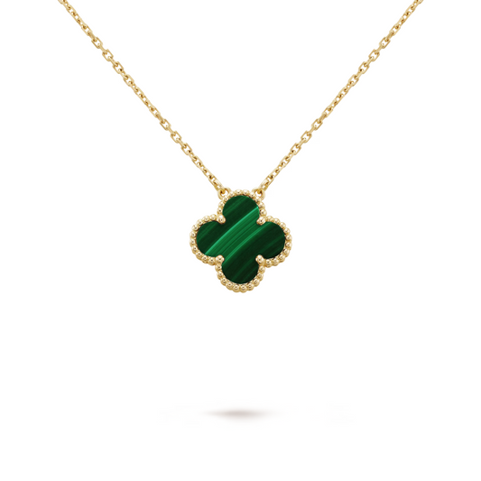 CLOVER | Green necklace