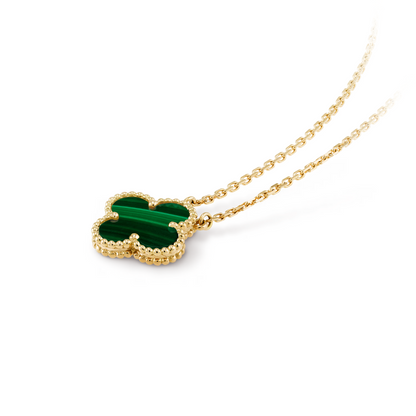 CLOVER | Green necklace