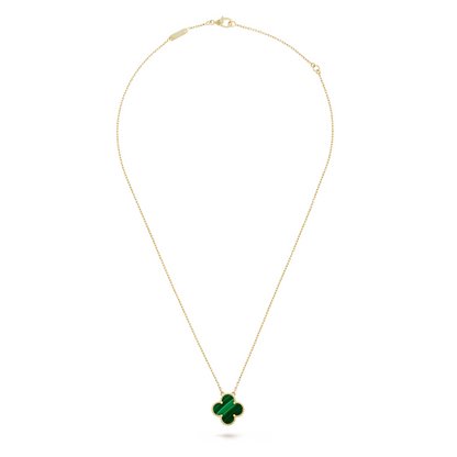 CLOVER | Green necklace