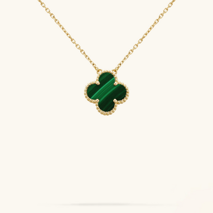 CLOVER | Green necklace