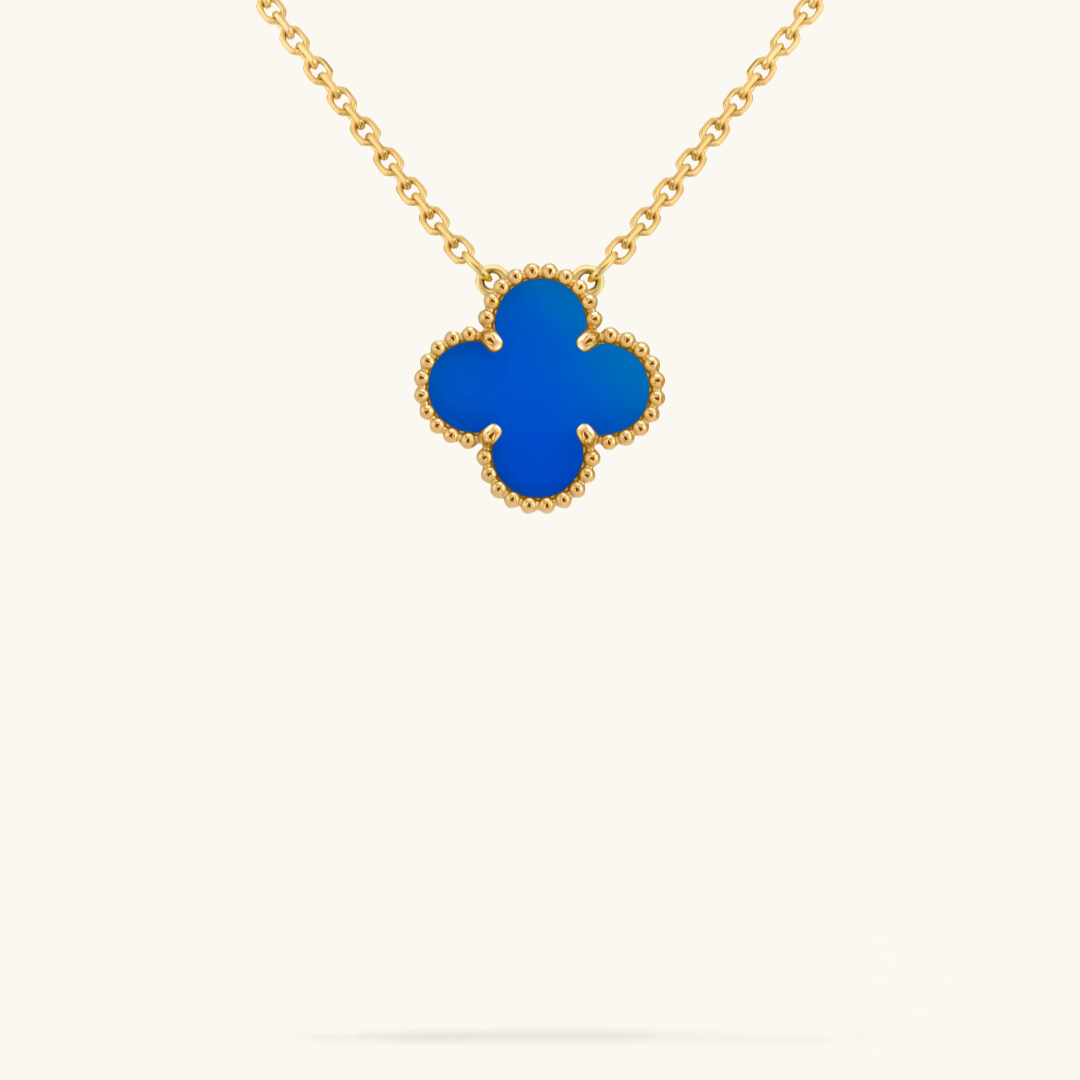 CLOVER | Blue necklace