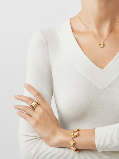 CLOVER | Gold necklace